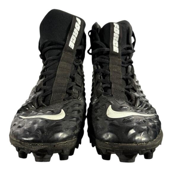 Nike Mens Football Cleats Size 10 Black Force Savage Varsity 2 AQ8155-001 Logo - Picture 2 of 8